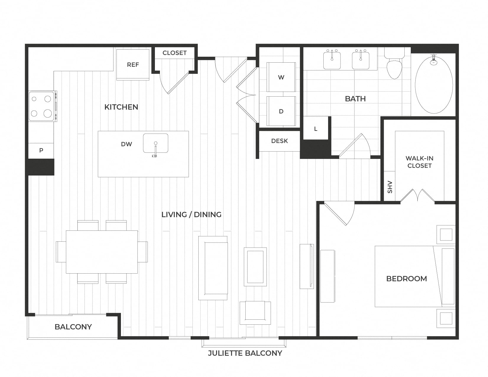 K floor plan
