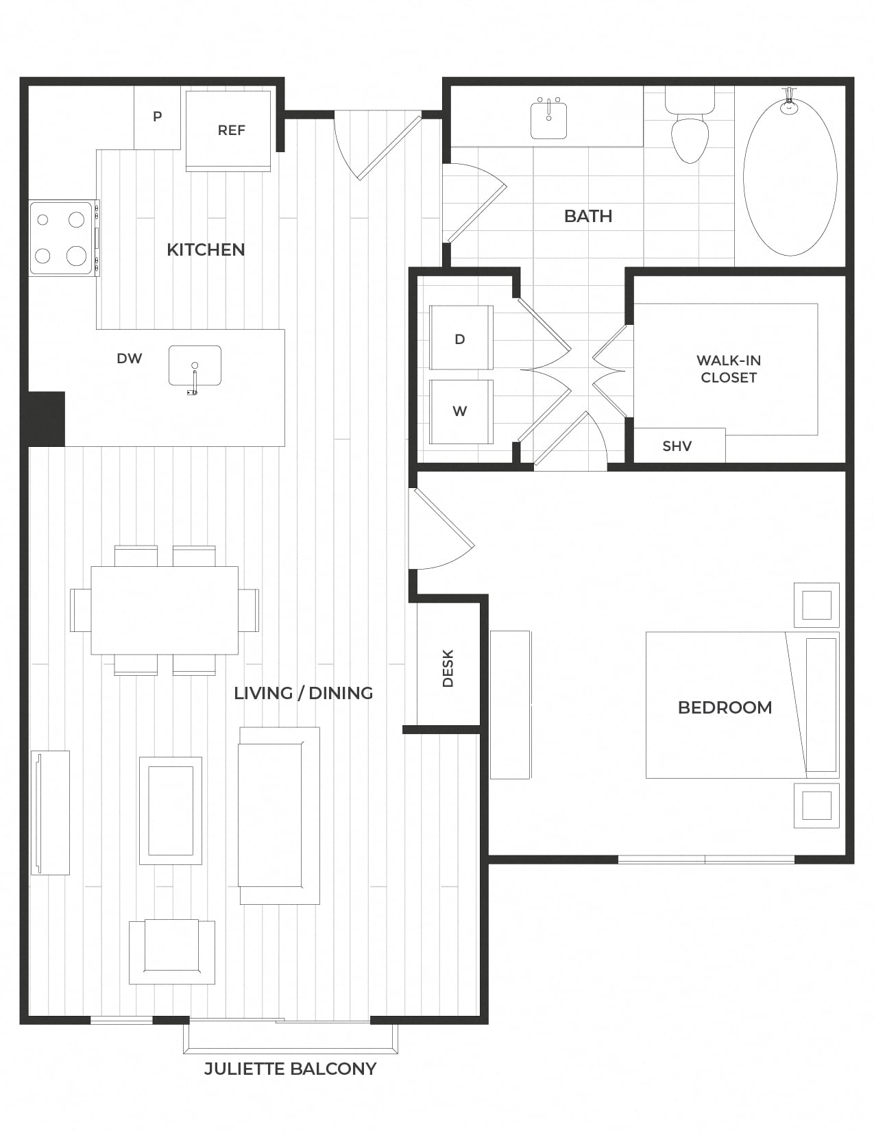 H floor plan