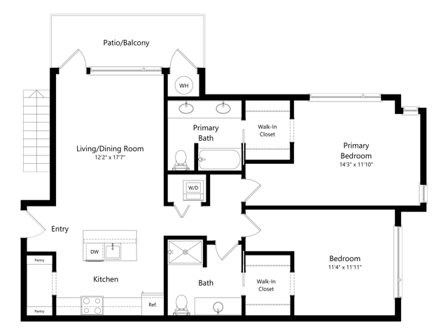 Middle Fork floor plan