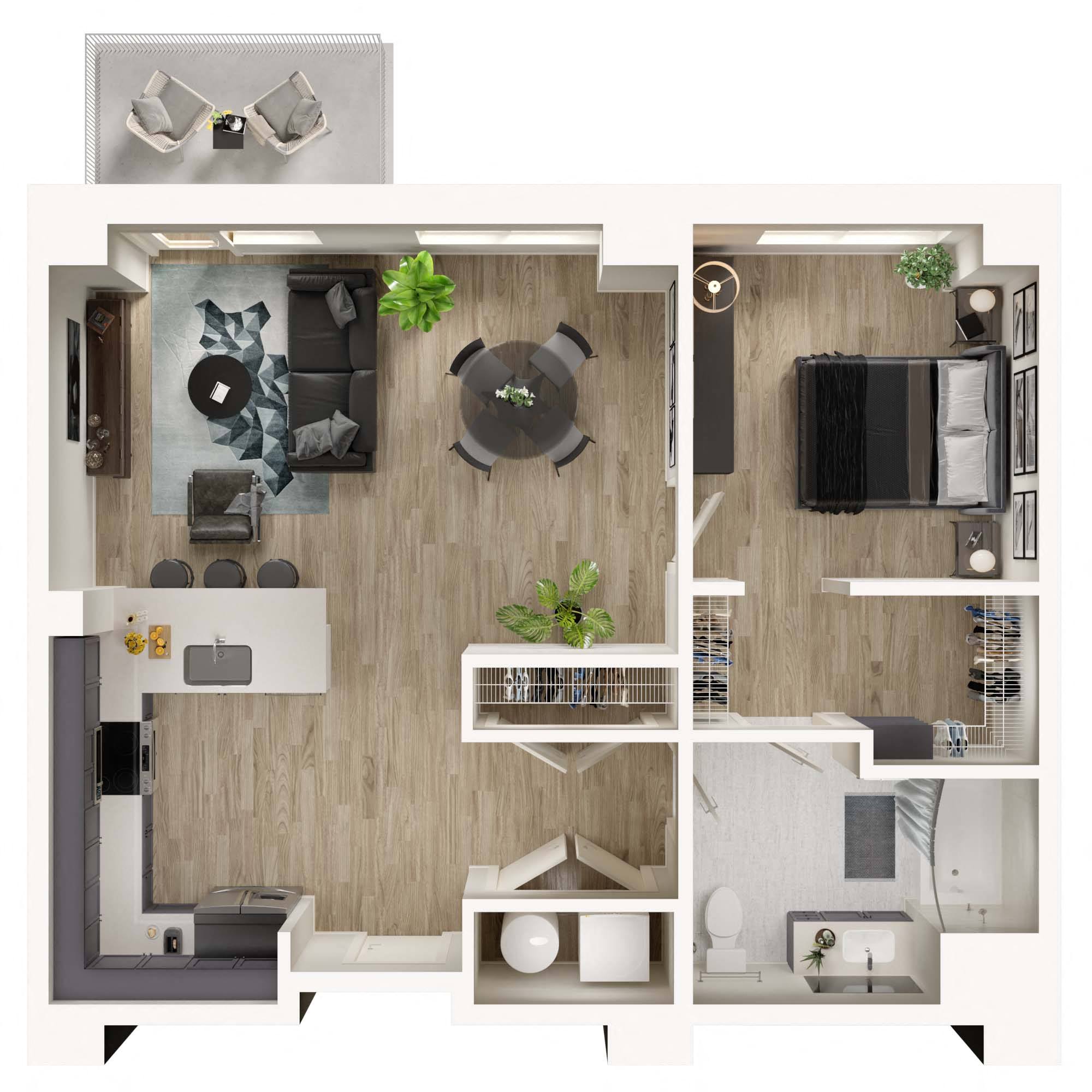 A6 floor plan