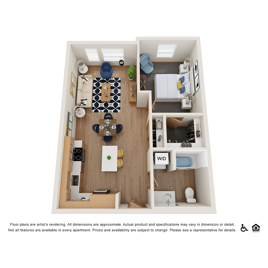 1-A floor plan