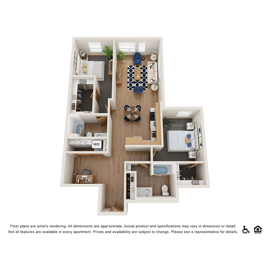 2-D floor plan