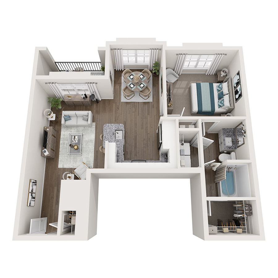 A2.1 floor plan