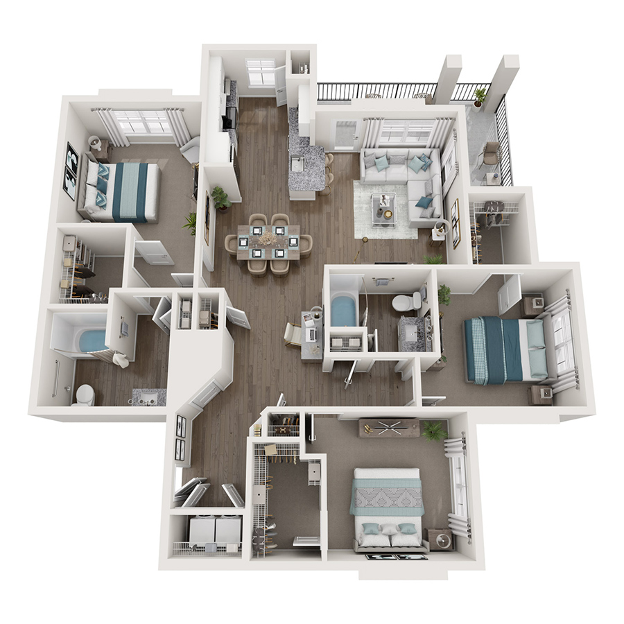 C1 HC floor plan