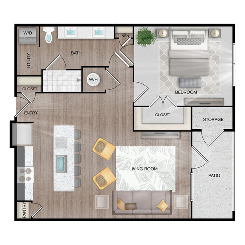A2 floor plan