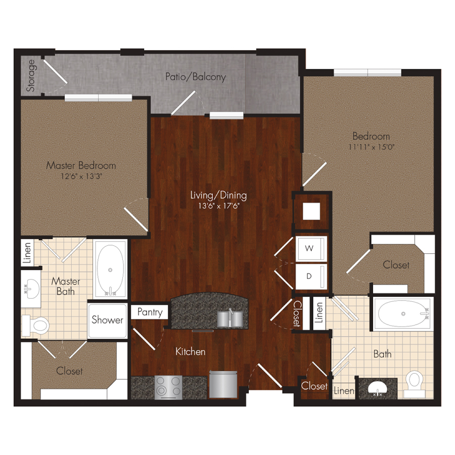 The Mandell floor plan