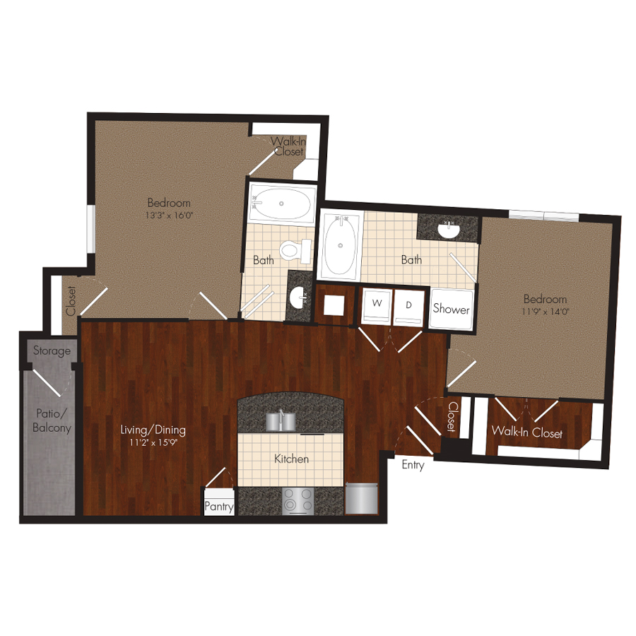 The Peckham floor plan