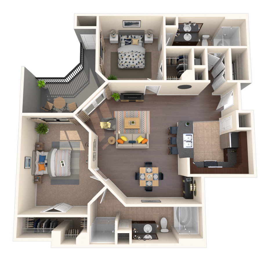 The Westheimer floor plan