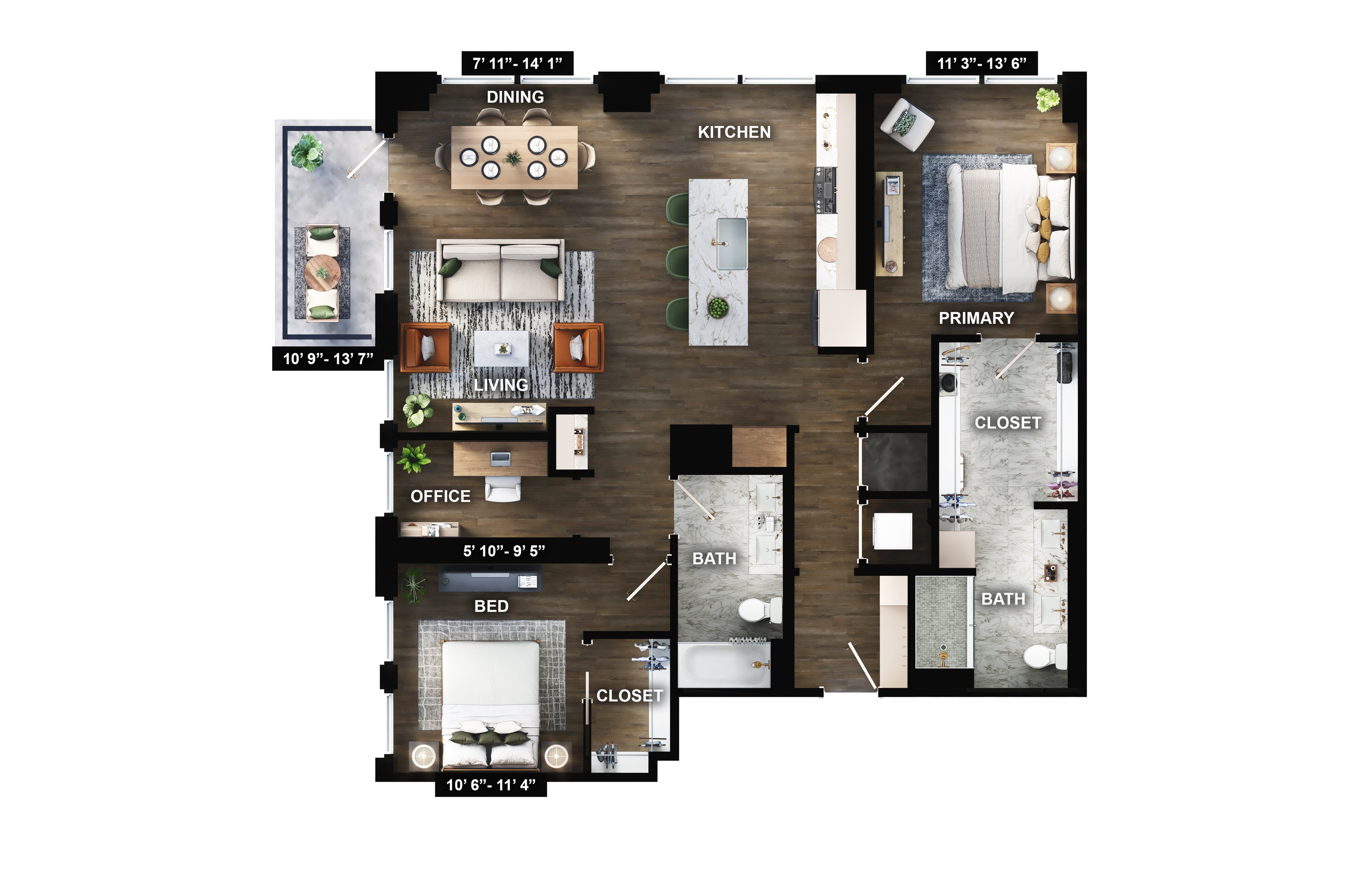 B4-B floor plan