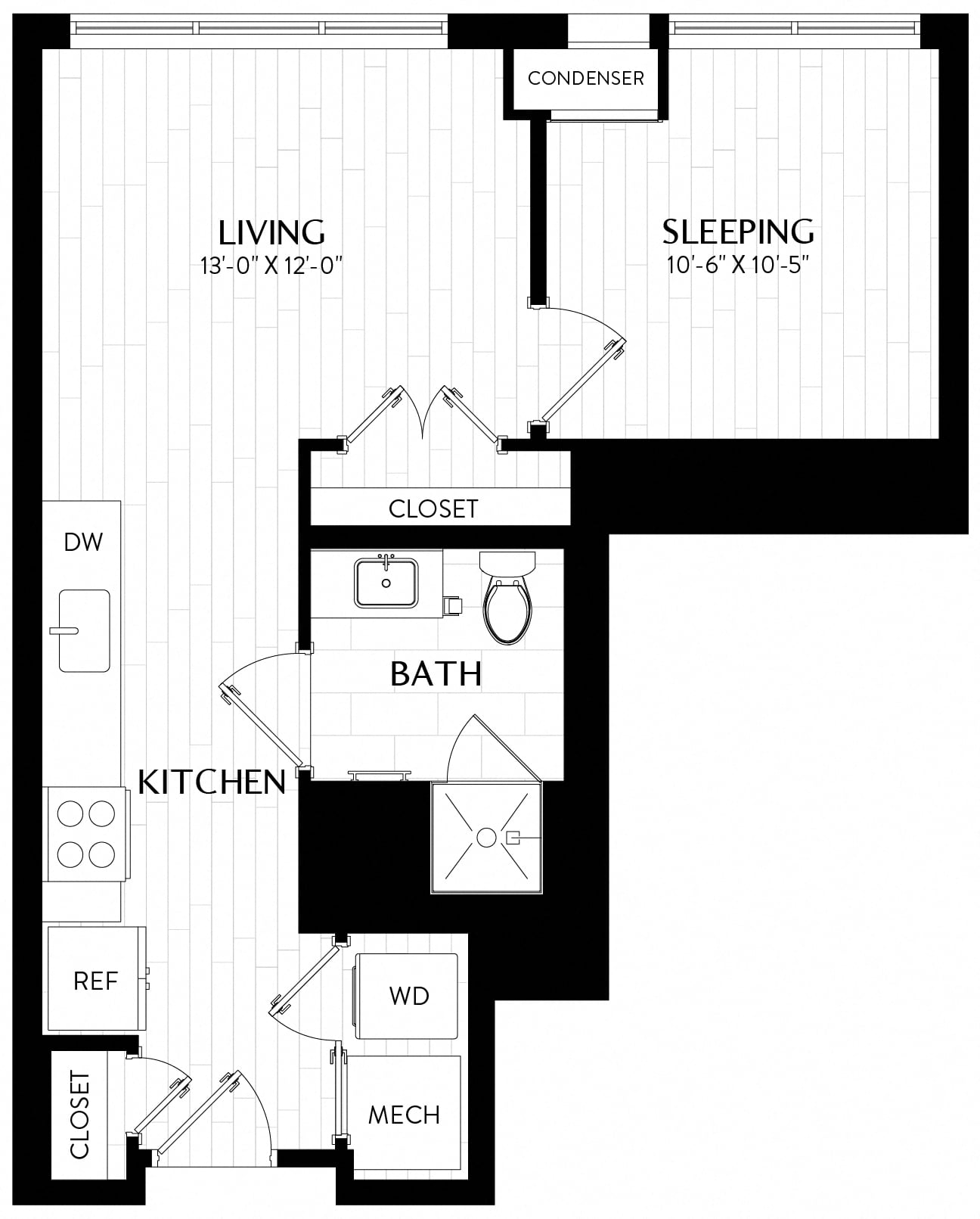Studio-S1M5 floor plan
