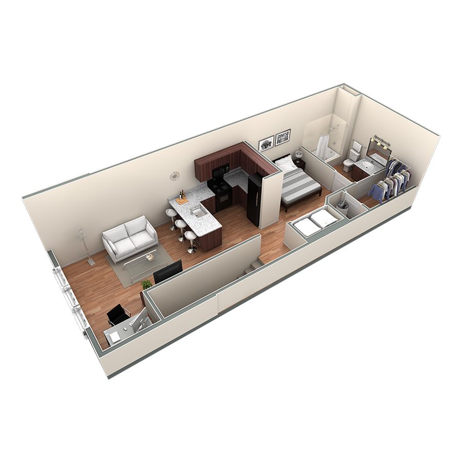 Studio Grand Overlook floor plan