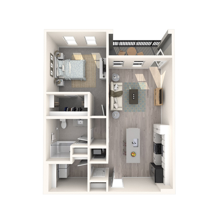 A2 floor plan