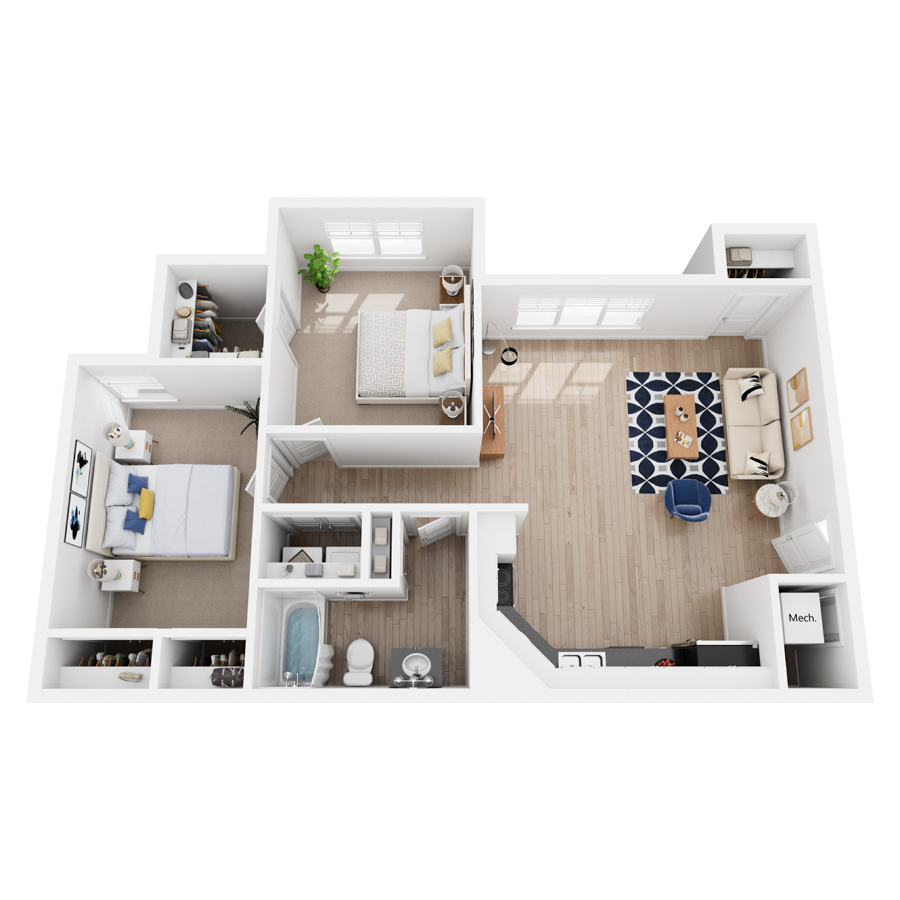 B2 floor plan