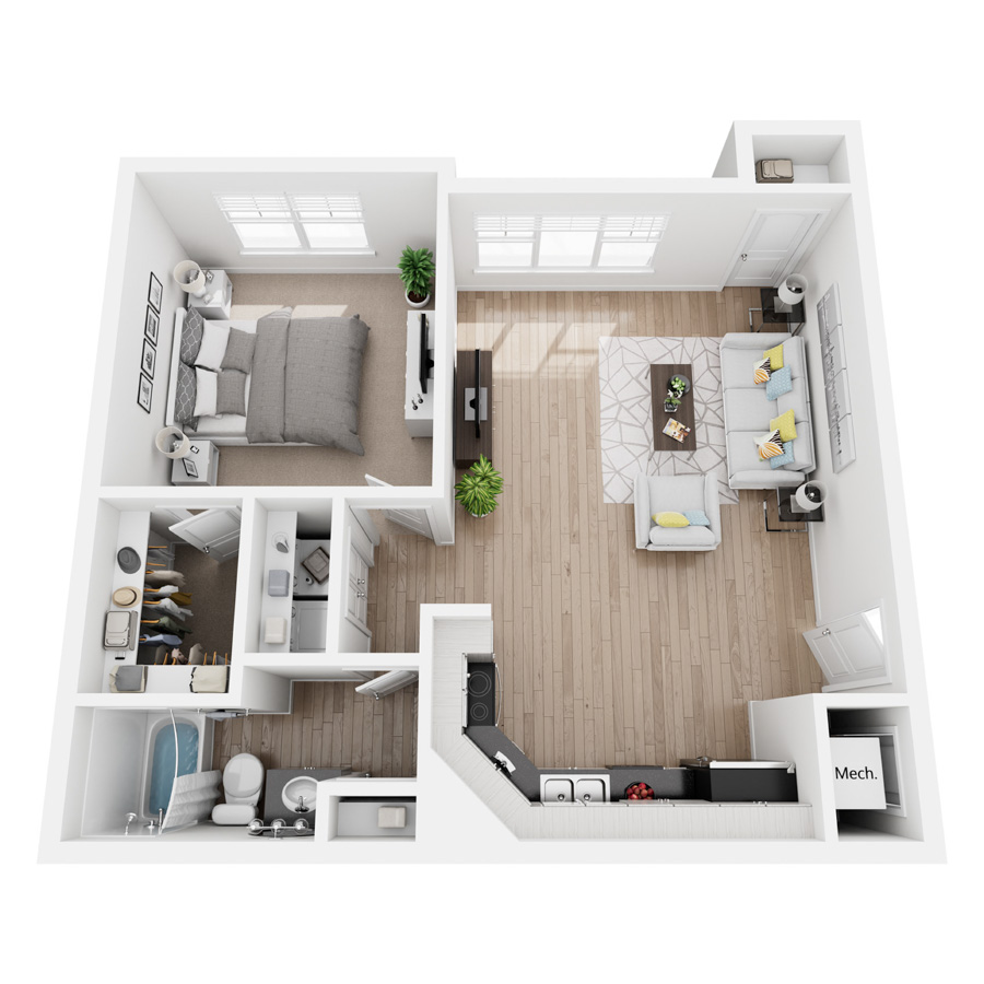 A1 floor plan