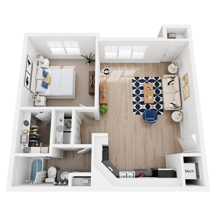 A2 floor plan