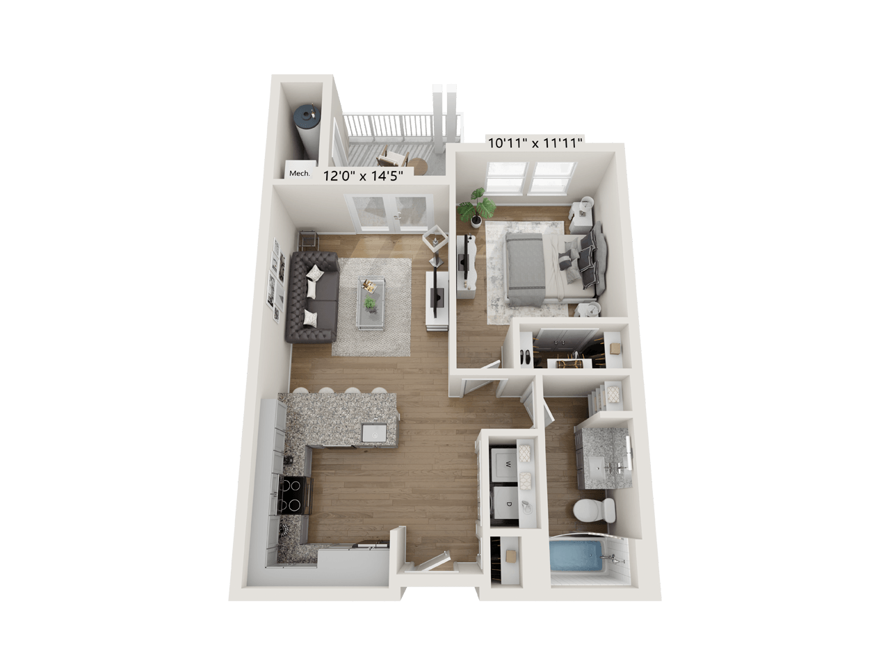 A1 floor plan