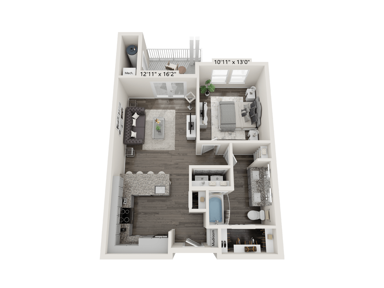 A2 floor plan