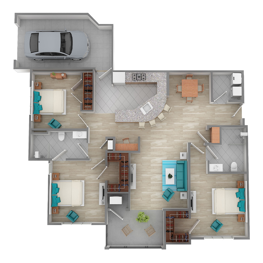 C2R floor plan