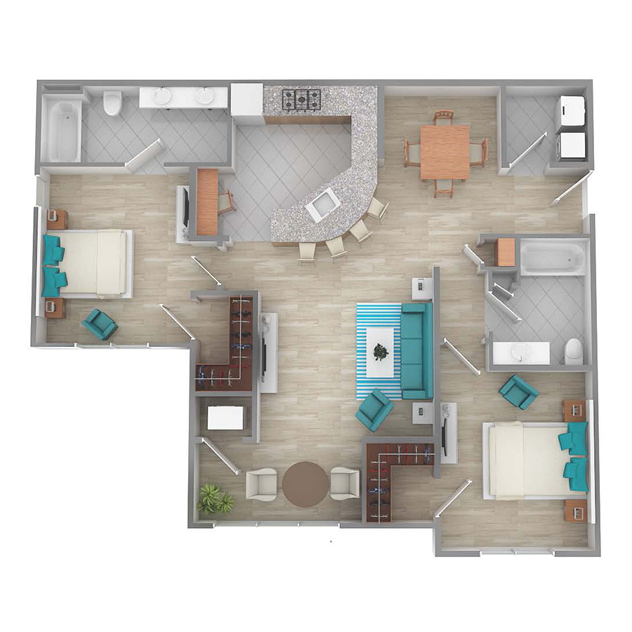 B2R floor plan