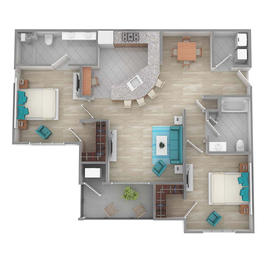 B1R floor plan