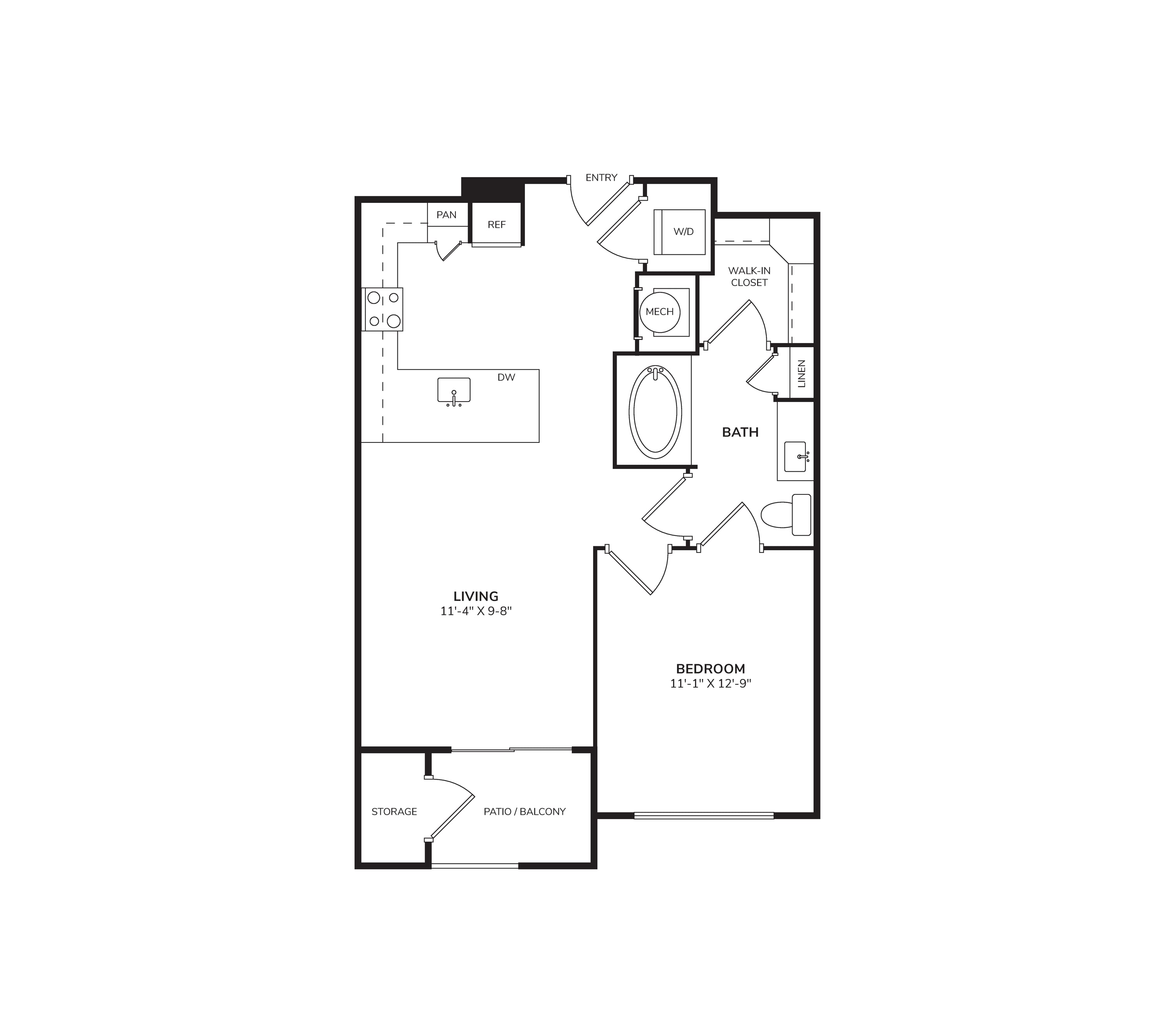 A2 floor plan