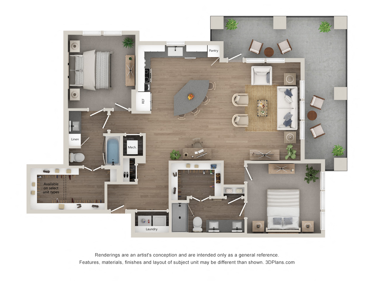 B3A floor plan