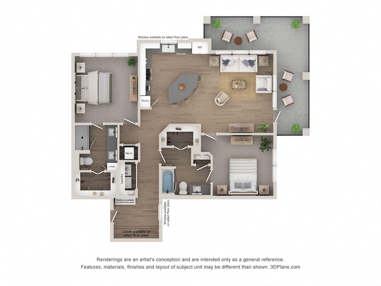B2C floor plan