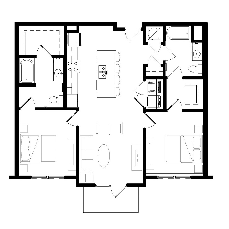 The Plate floor plan
