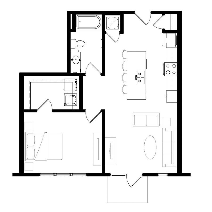 The Coil floor plan