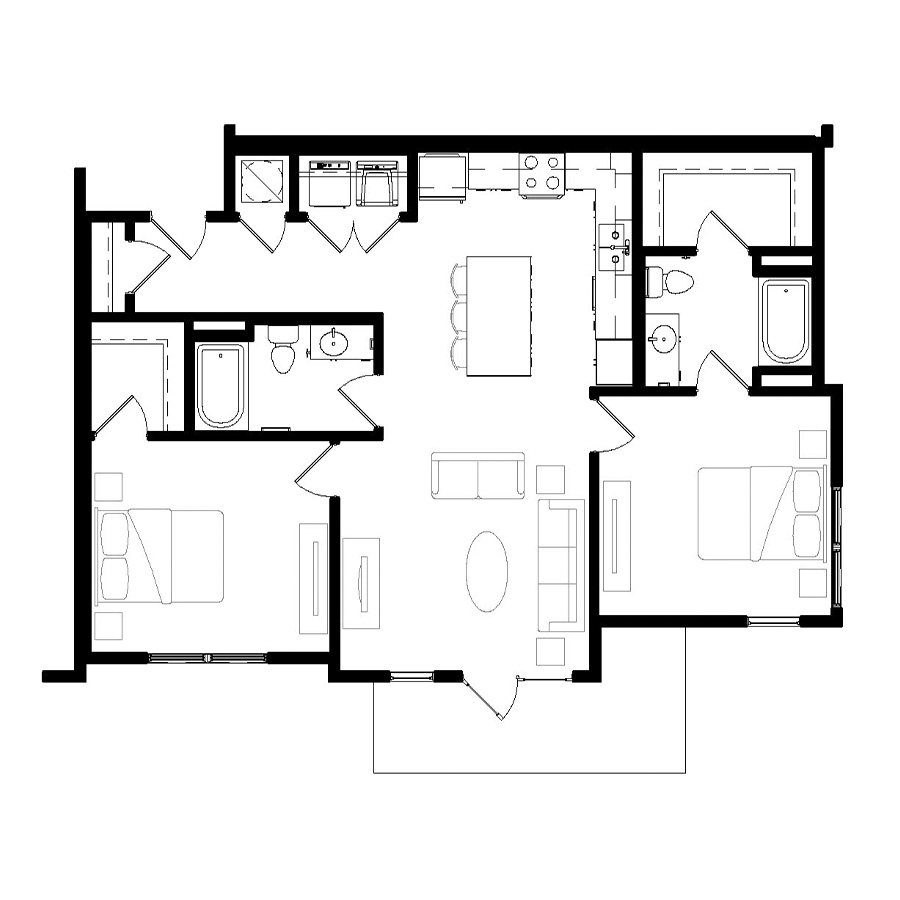 The Strip floor plan