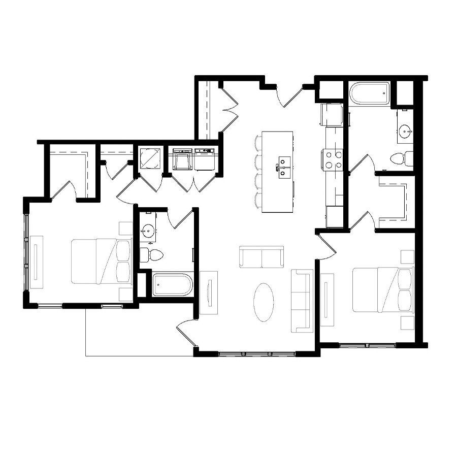The Alloy floor plan