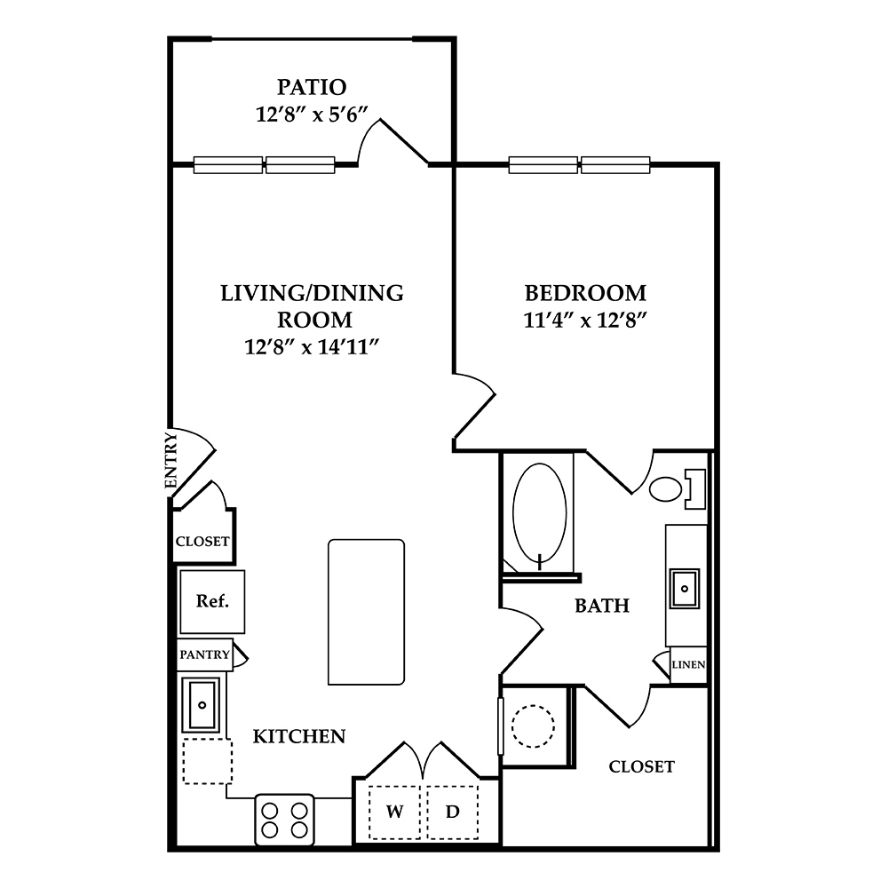 A2 floor plan