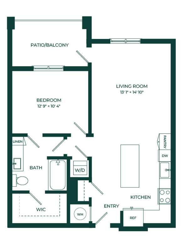 A2 floor plan