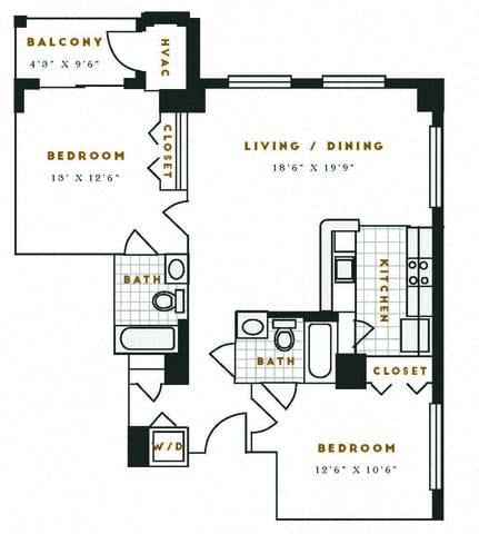 H1R floor plan