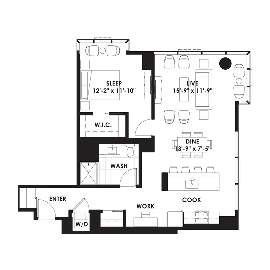 Unit 901 floor plan