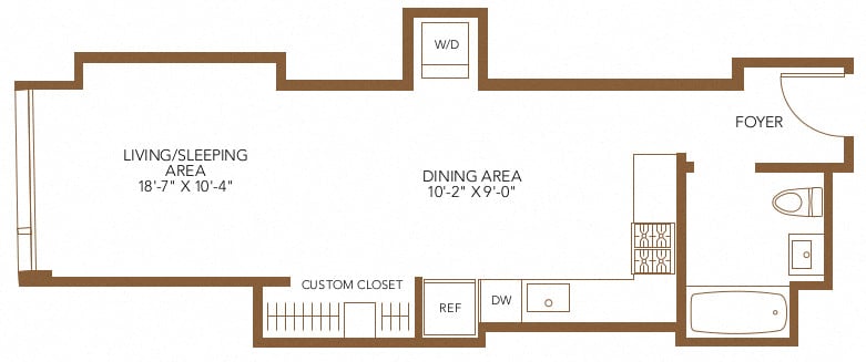 Unit 2205 floor plan