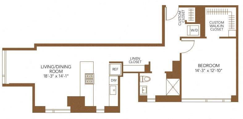 Unit 2501 floor plan