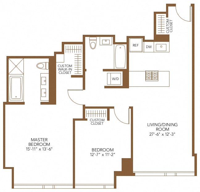 Unit 5508 floor plan