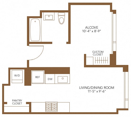 Unit 4909 floor plan