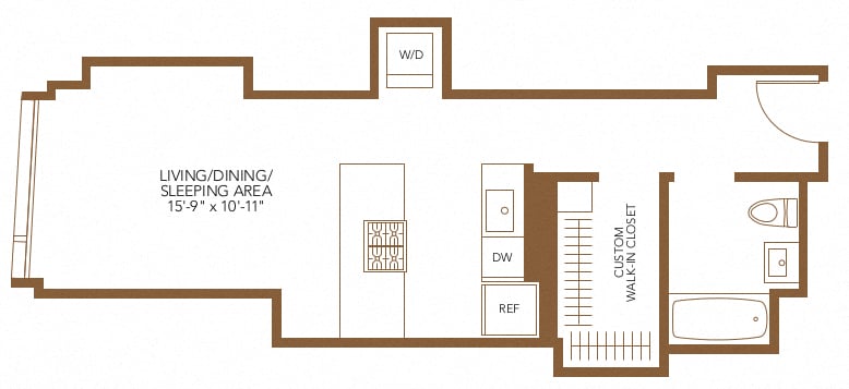 Unit 2507 floor plan