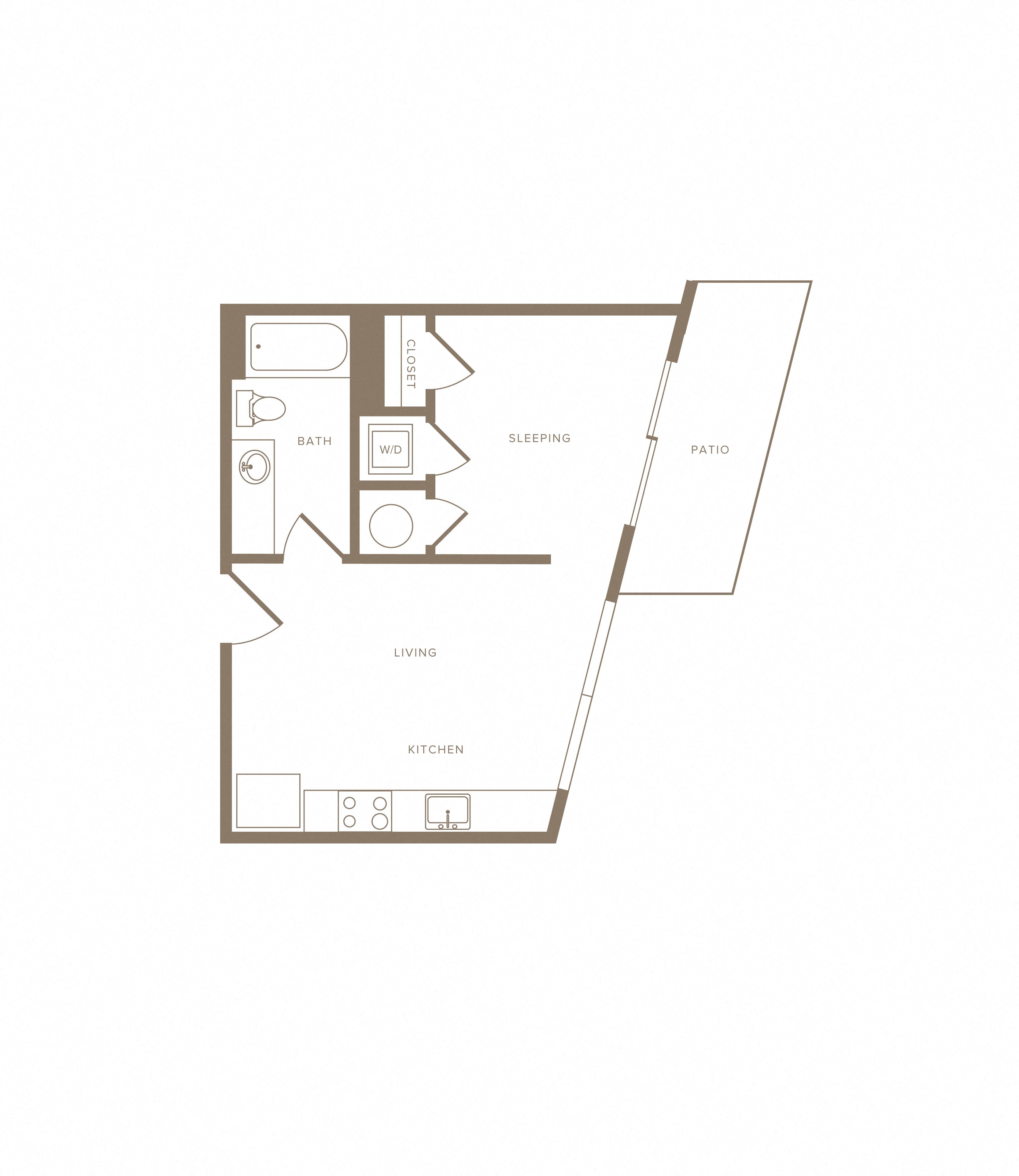 Studio-S01 floor plan