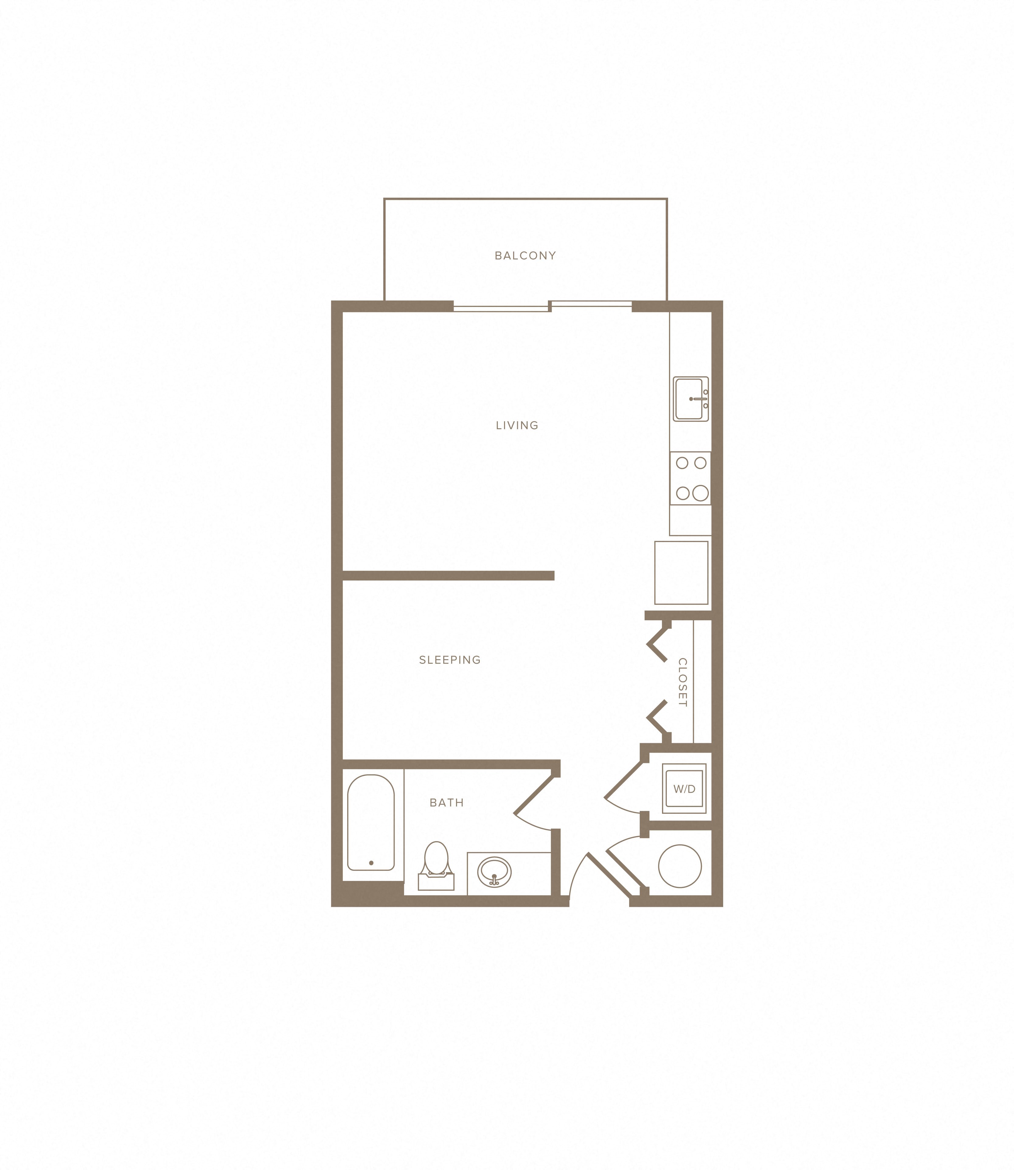 Studio-S03 floor plan