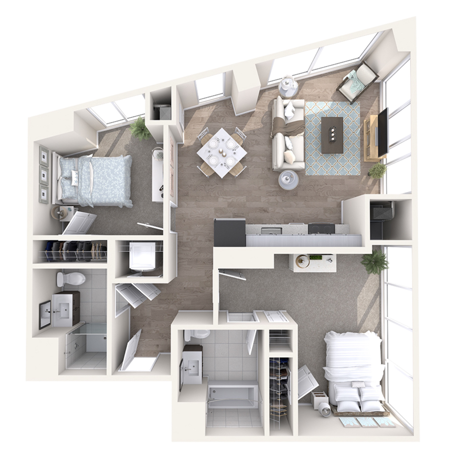 Watermark - 2.8 floor plan