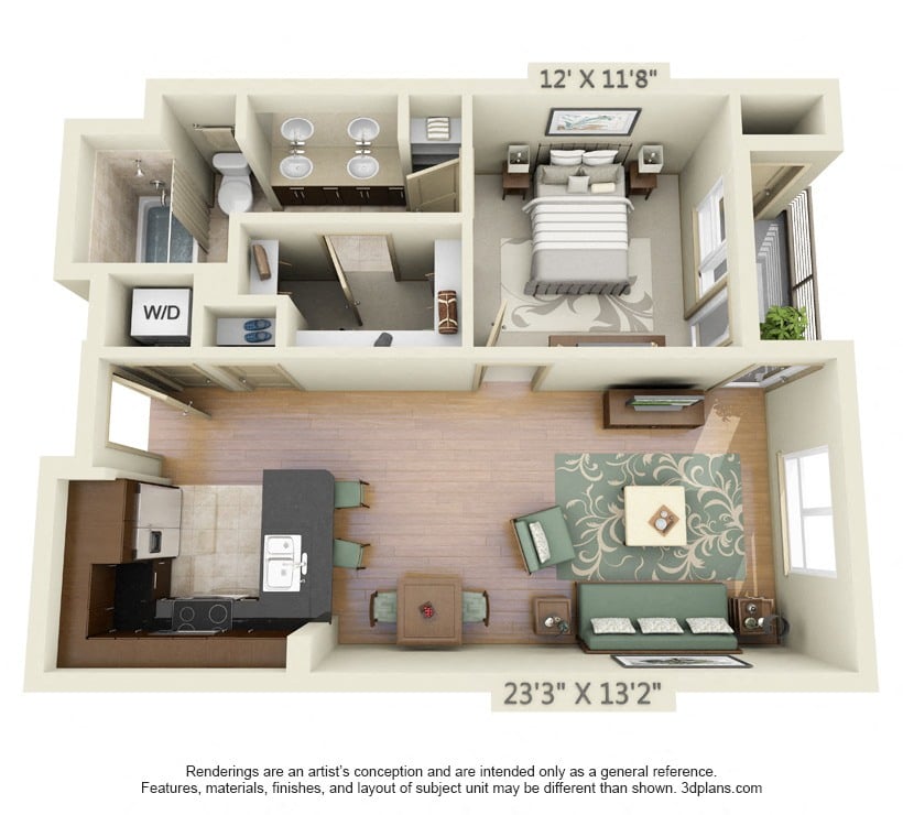 A1B floor plan