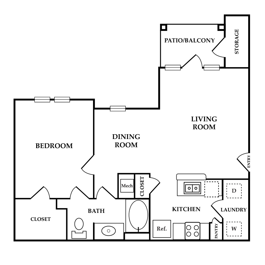 A2 floor plan