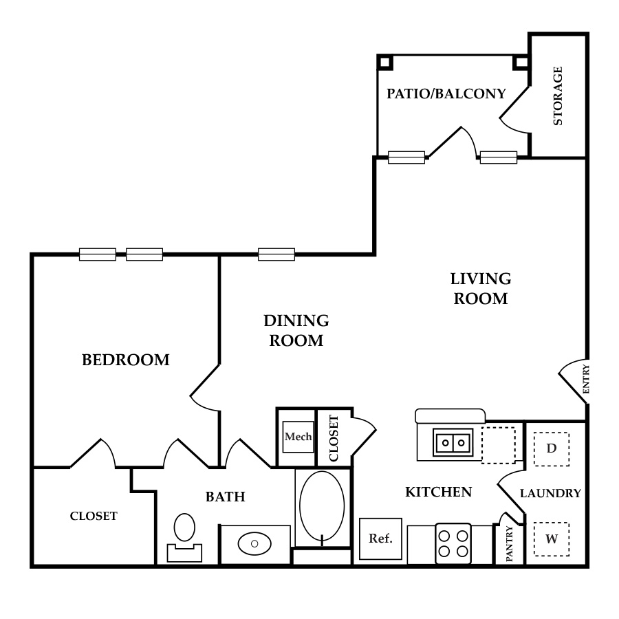 A1 floor plan