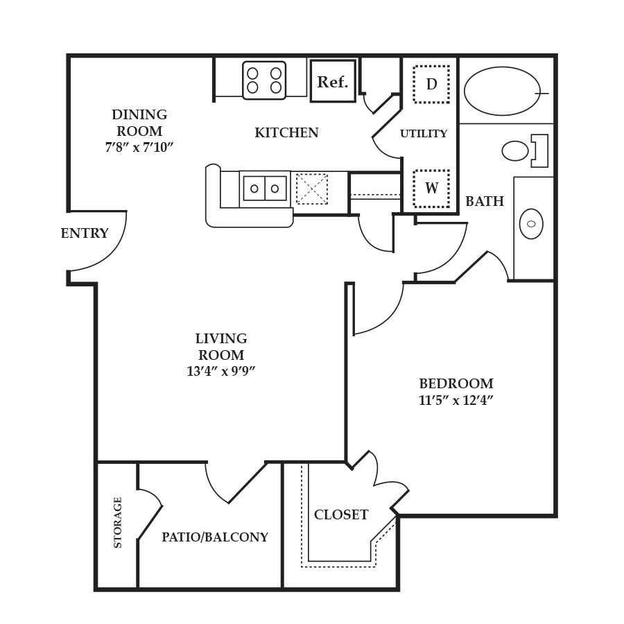 A1 floor plan