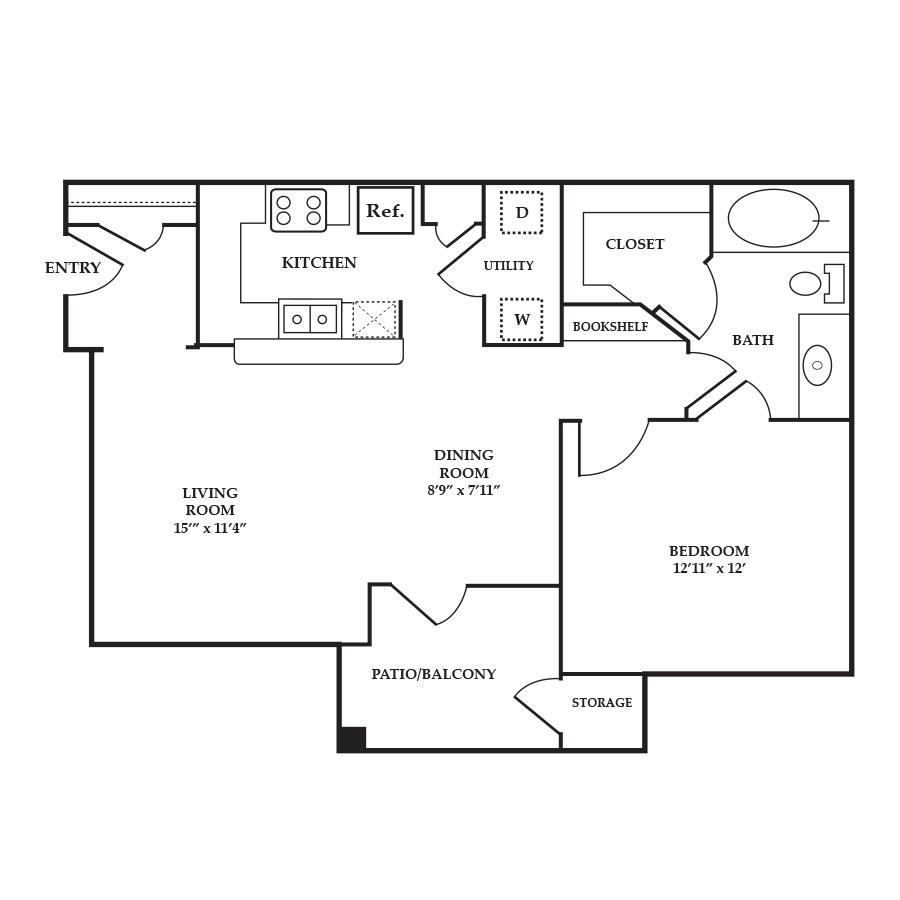A2 floor plan