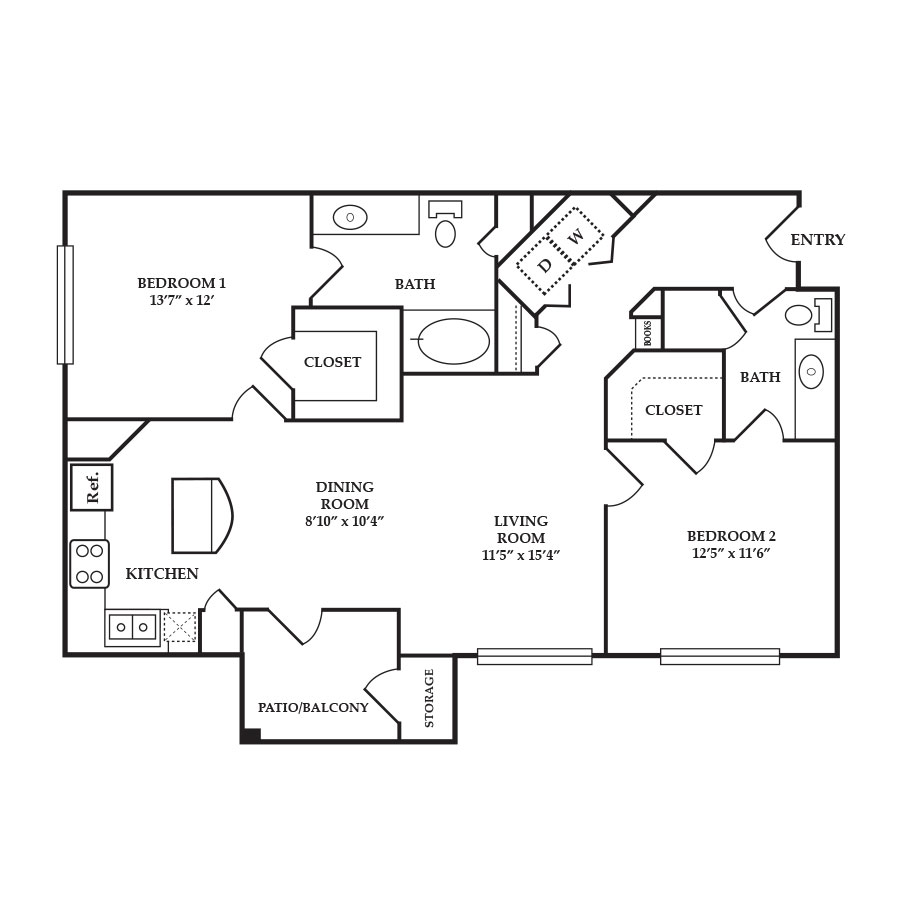 B2 floor plan