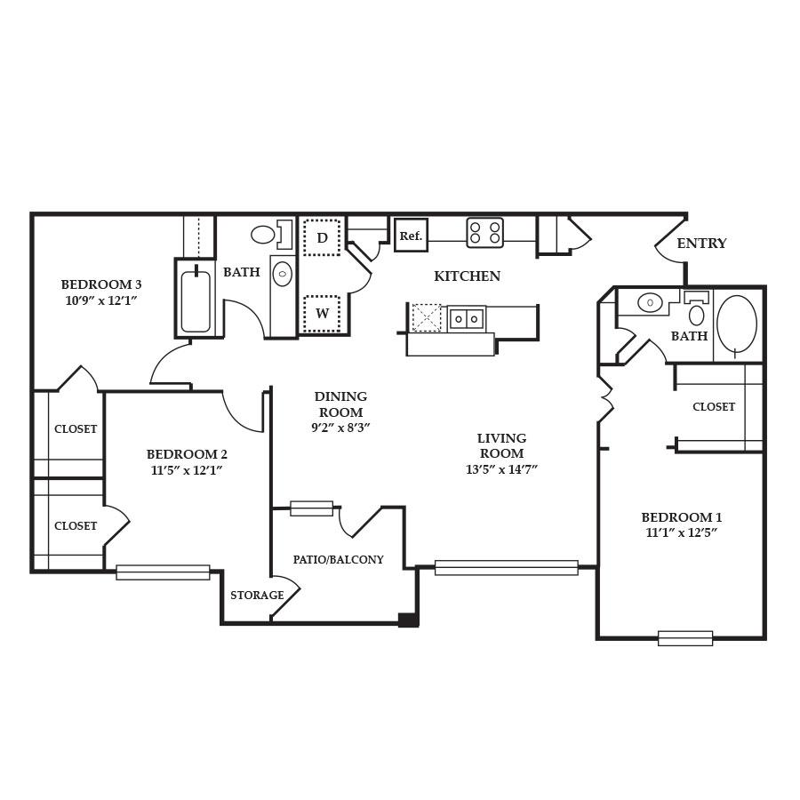 C1 floor plan